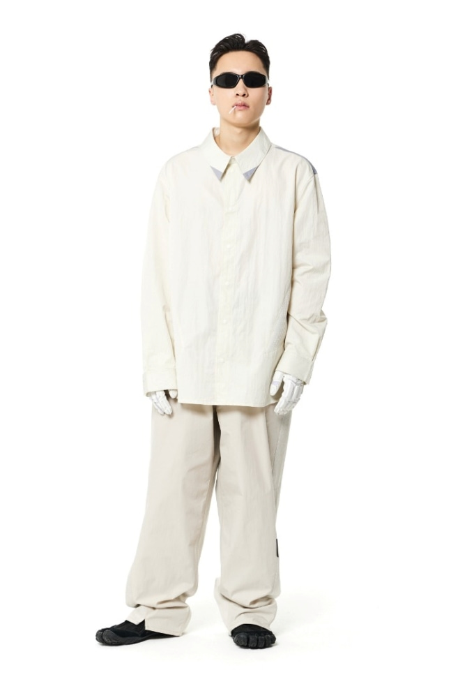 Nylon Mesh Shirt - Off White