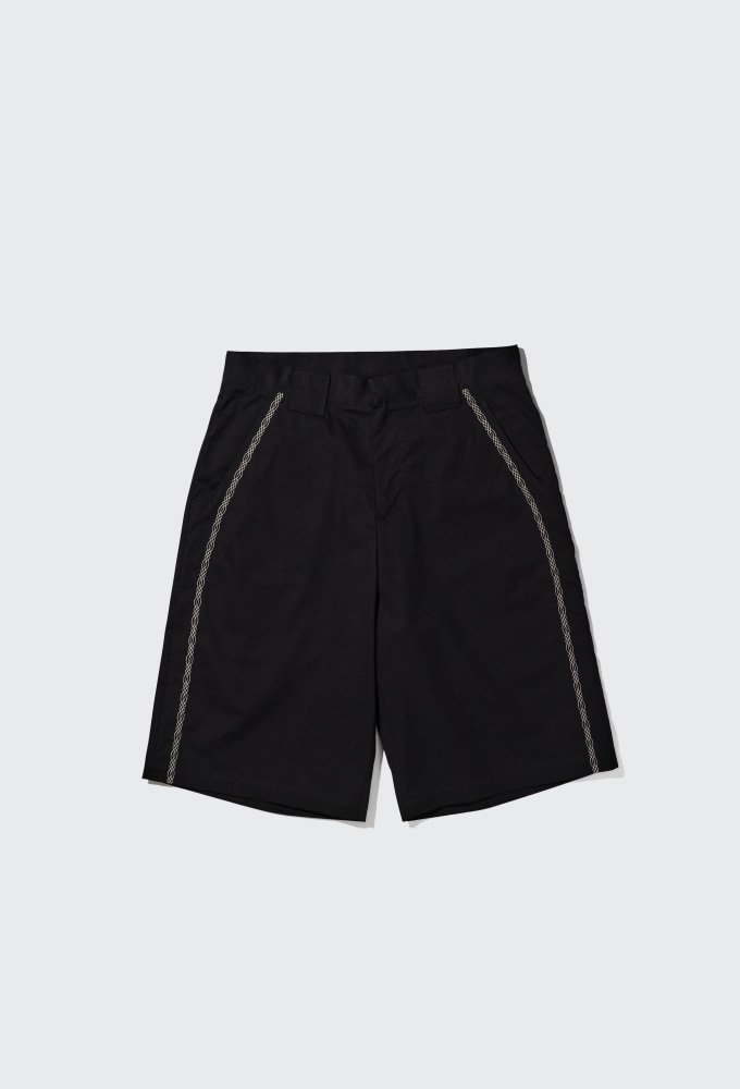 EMBROIDERED SHORTS_BLACK