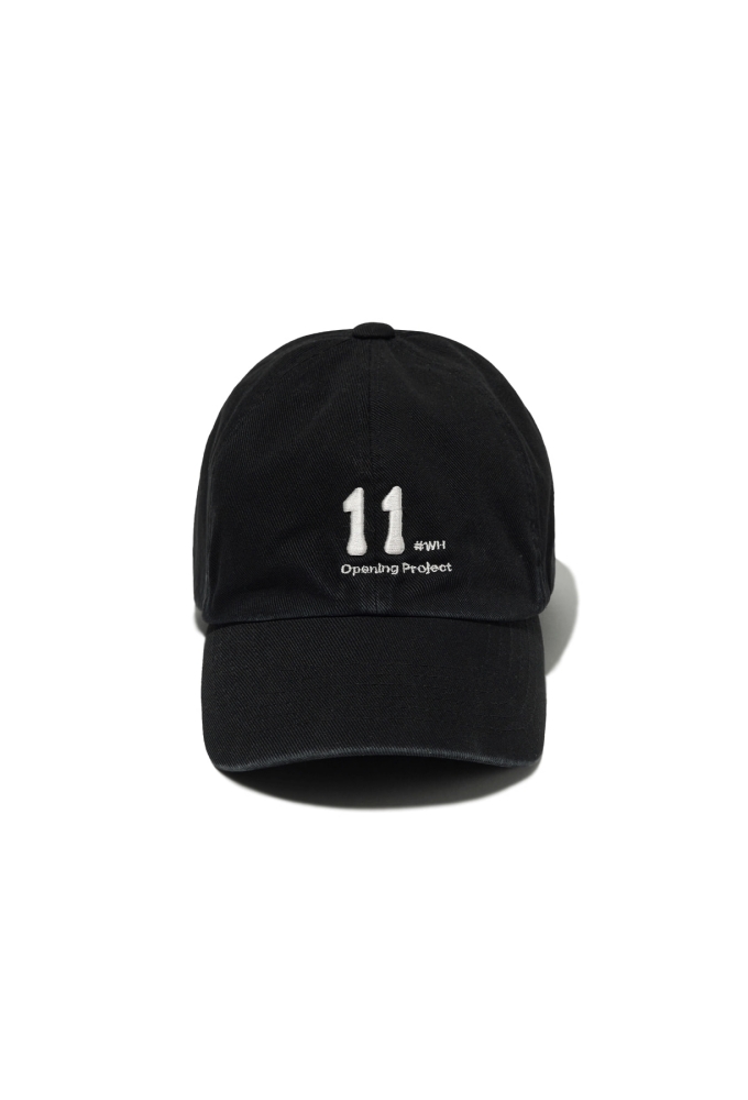 No11 Cap - Washed Black