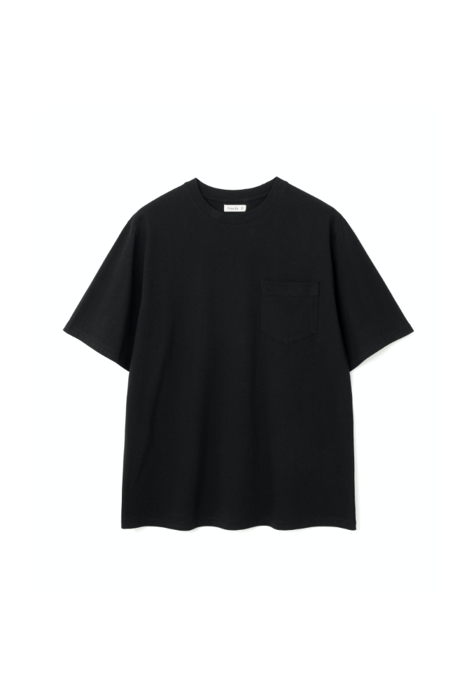 Normal One Pocket T-shirts (Black)